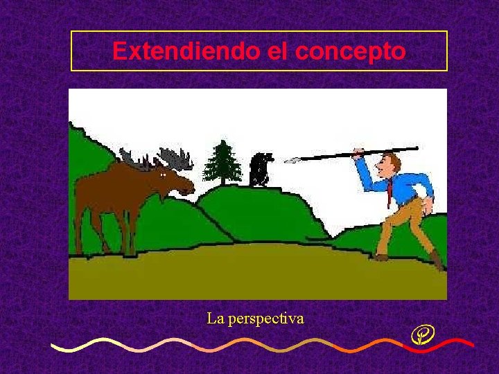 Extendiendo el concepto La perspectiva Extendiendo el concepto La perspectiva