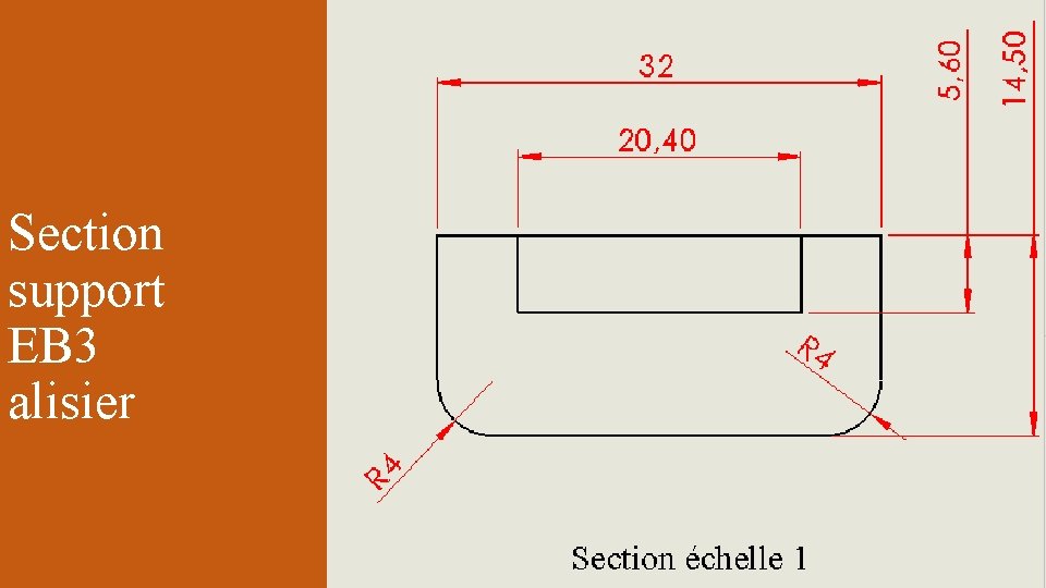 Section support EB 3 alisier 