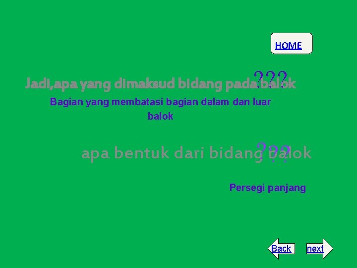 HOME ? ? Jadi, apa yang dimaksud bidang pada? balok Bagian yang membatasi bagian