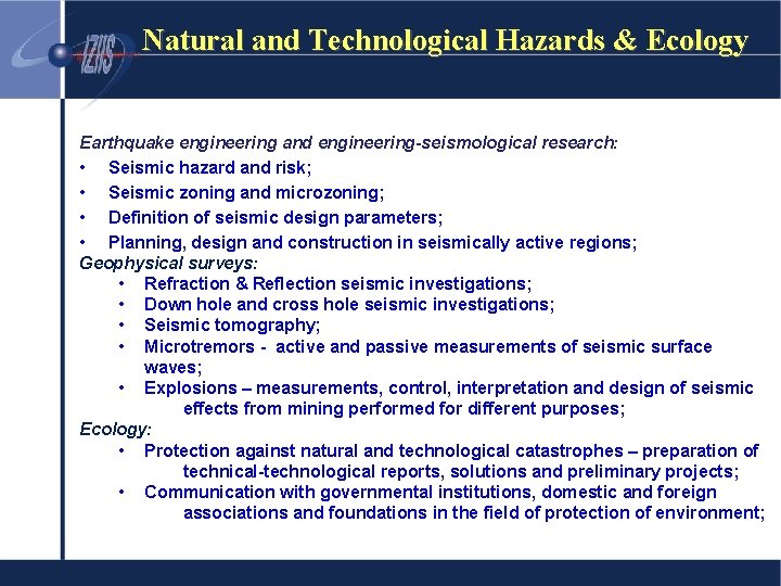 Enresearchseismologyseismic Hazard And Riskzoning