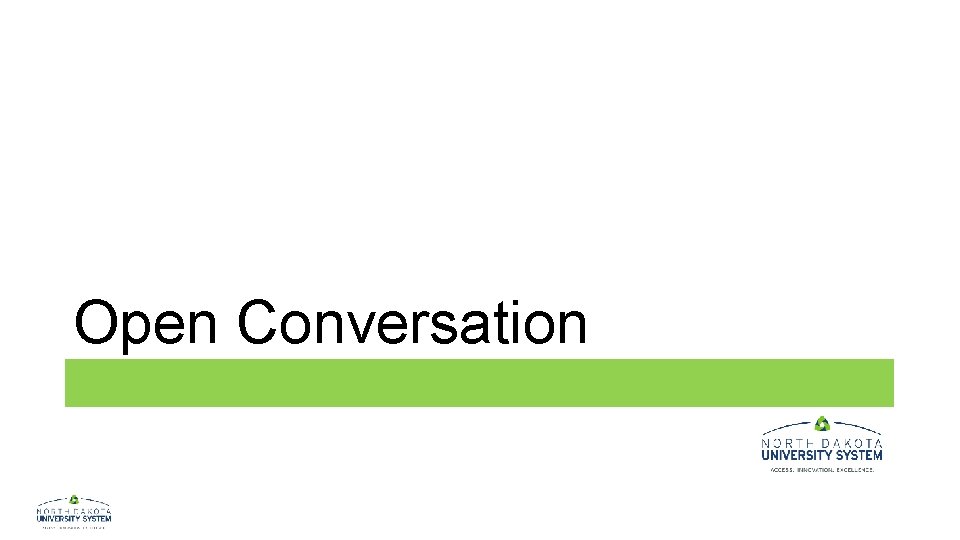 Open Conversation 