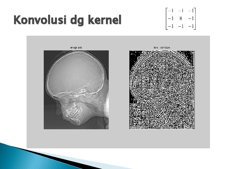 Konvolusi dg kernel 