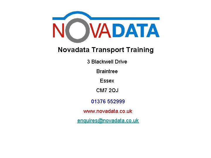 Changing Local Time on an Actia Digital Tachograph Novadata Transport Training 3 Blackwell Drive