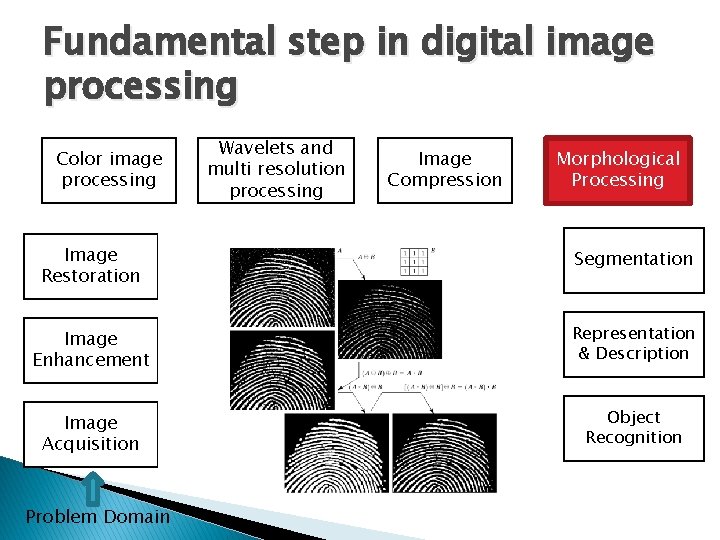 Fundamental step in digital image processing Color image processing Wavelets and multi resolution processing Fundamental step in digital image processing Color image processing Wavelets and multi resolution processing