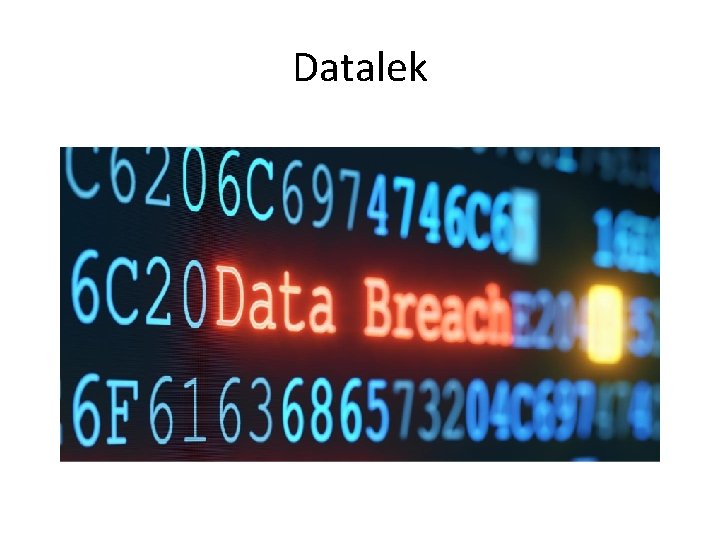Datalek Datalek
