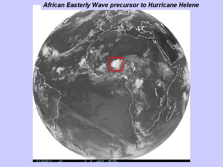 African Easterly Wave precursor to Hurricane Helene 