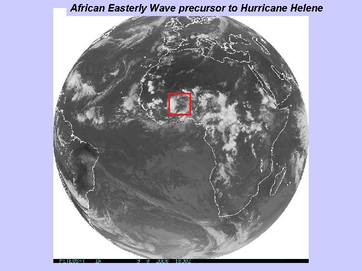 African Easterly Wave precursor to Hurricane Helene 
