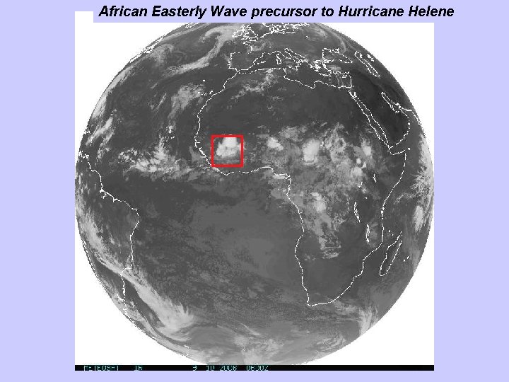 African Easterly Wave precursor to Hurricane Helene 