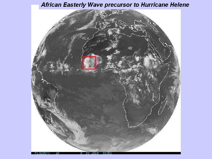 African Easterly Wave precursor to Hurricane Helene 