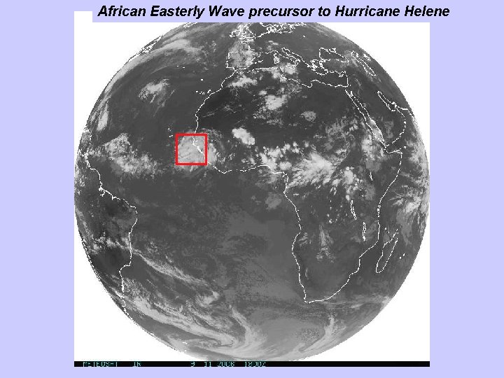 African Easterly Wave precursor to Hurricane Helene 
