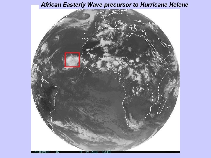 African Easterly Wave precursor to Hurricane Helene 