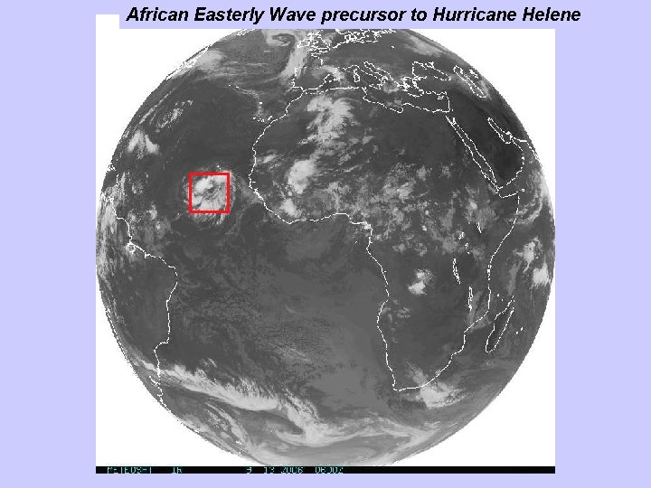 African Easterly Wave precursor to Hurricane Helene 