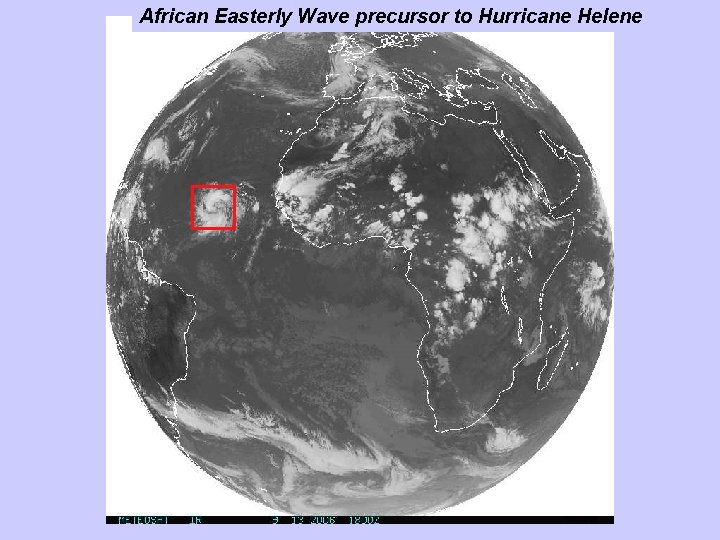 African Easterly Wave precursor to Hurricane Helene 