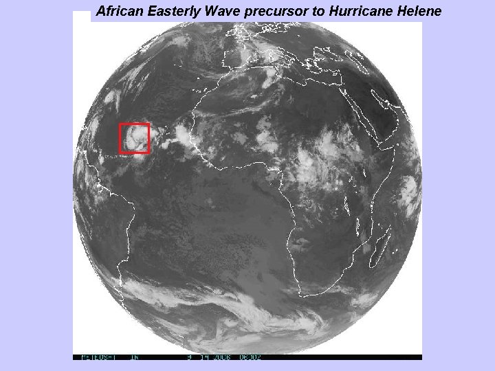 African Easterly Wave precursor to Hurricane Helene 