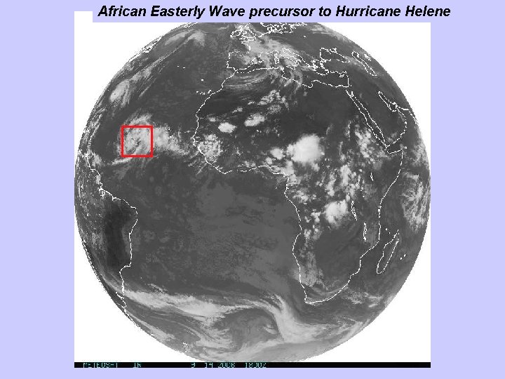 African Easterly Wave precursor to Hurricane Helene 