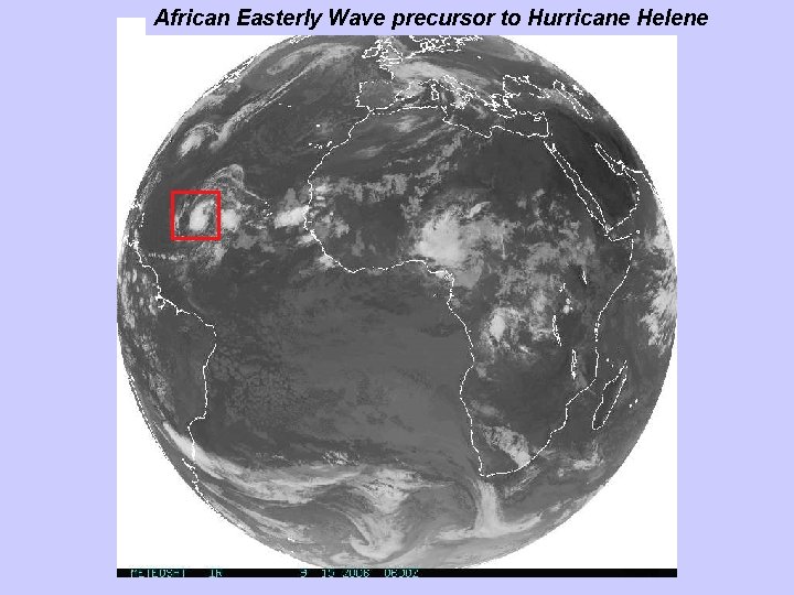 African Easterly Wave precursor to Hurricane Helene 