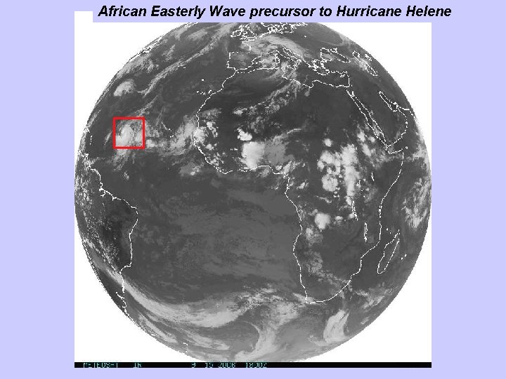 African Easterly Wave precursor to Hurricane Helene 