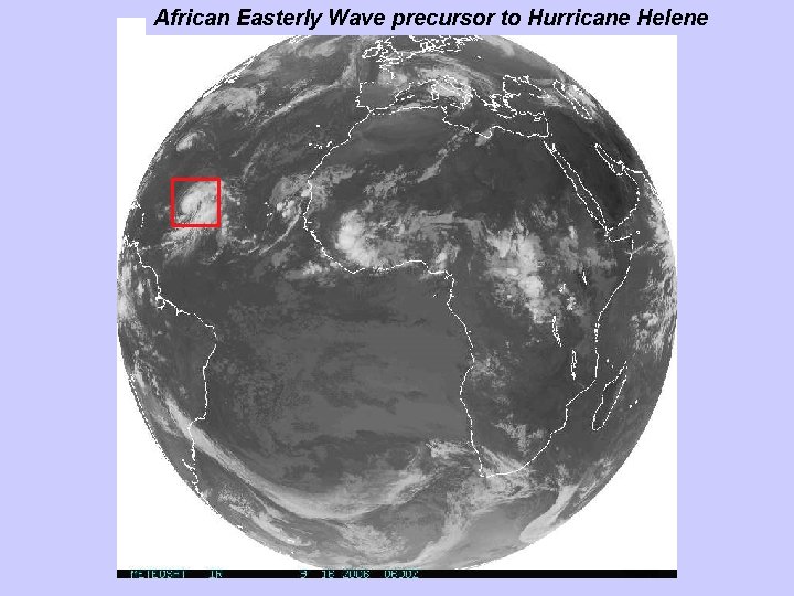 African Easterly Wave precursor to Hurricane Helene 