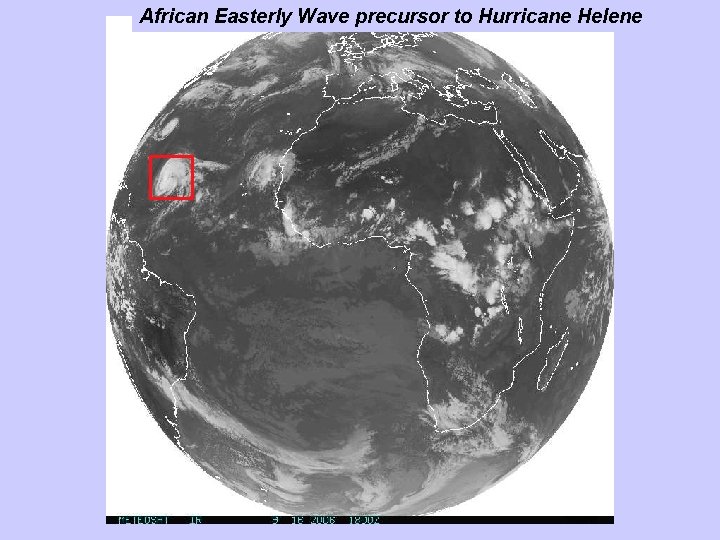 African Easterly Wave precursor to Hurricane Helene 