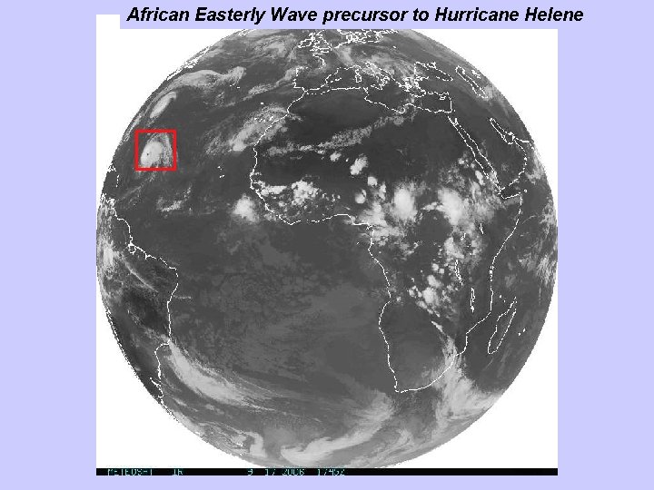 African Easterly Wave precursor to Hurricane Helene 