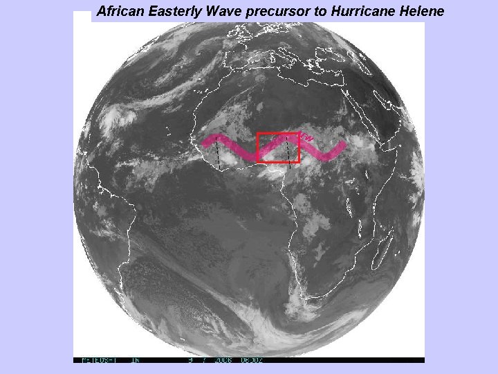 African Easterly Wave precursor to Hurricane Helene AE W 
