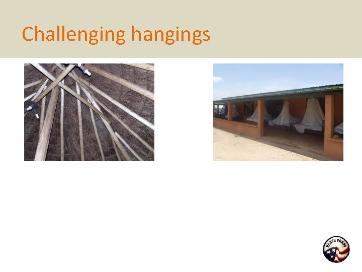 Challenging hangings 