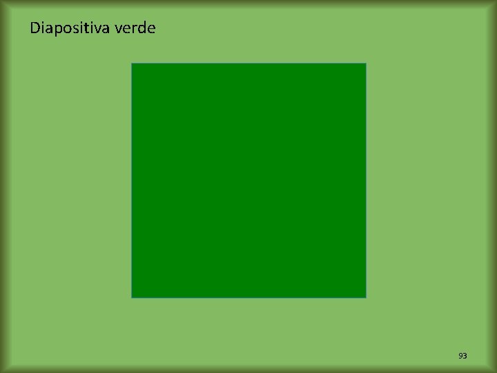 Diapositiva verde 93 