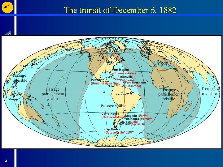 The transit of December 6, 1882 41 