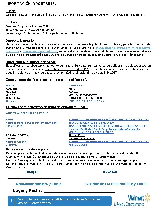 INFORMACIÓN IMPORTANTE: Lugar: La sede de nuestro evento será la Sala “D” del Centro