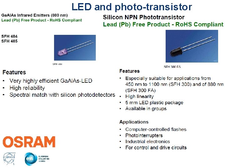 LED and photo-transistor 