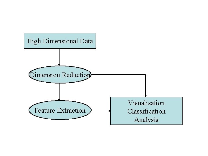 High Dimensional Data Dimension Reduction Feature Extraction Visualisation Classification Analysis 