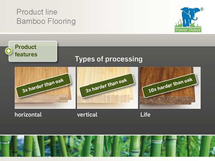 Product line Bamboo Flooring 