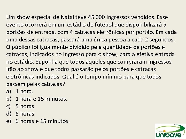 Um show especial de Natal teve 45 000 ingressos vendidos. Esse evento ocorrerá em Um show especial de Natal teve 45 000 ingressos vendidos. Esse evento ocorrerá em