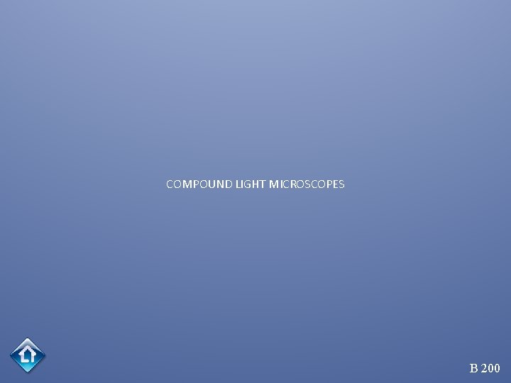 COMPOUND LIGHT MICROSCOPES B 200 