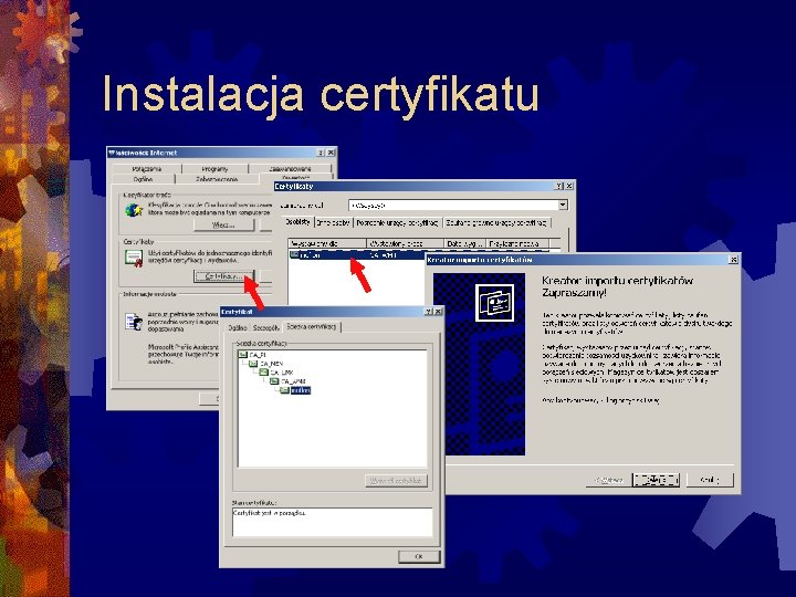 Instalacja certyfikatu 