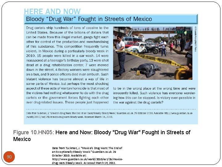 Figure 10. HN 05: Here and Now: Bloody "Drug War" Fought in Streets of