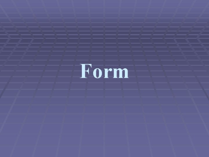 Form 