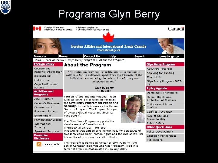 Programa Glyn Berry 