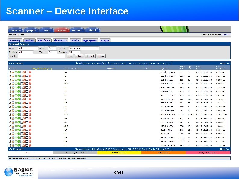 Scanner – Device Interface 2011 