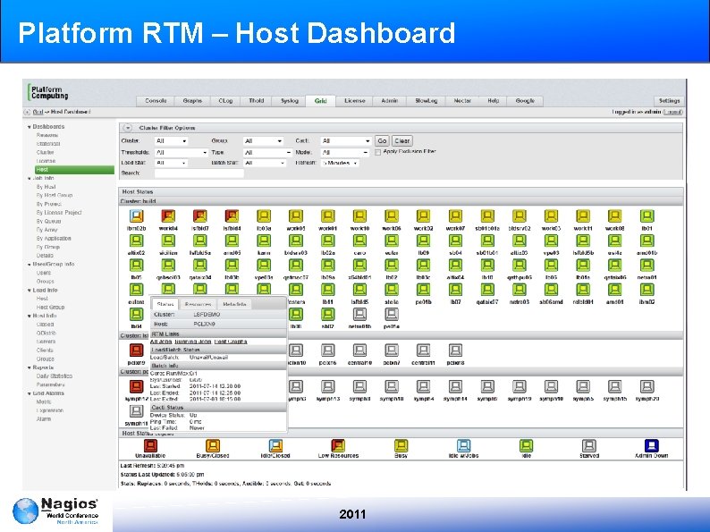 Platform RTM – Host Dashboard 2011 