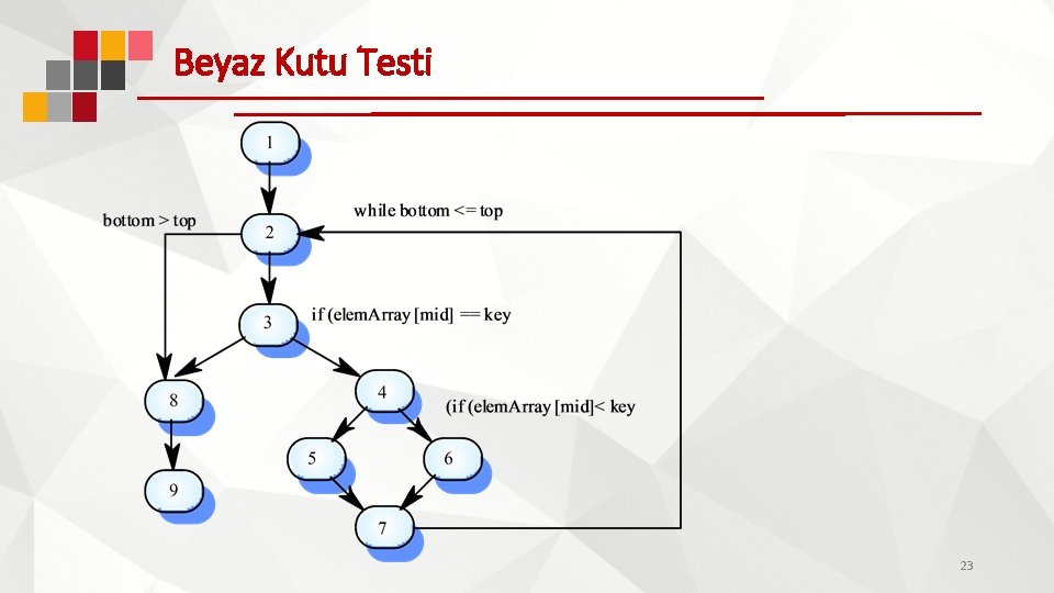 Beyaz Kutu Testi 23 