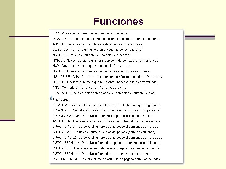 Funciones 