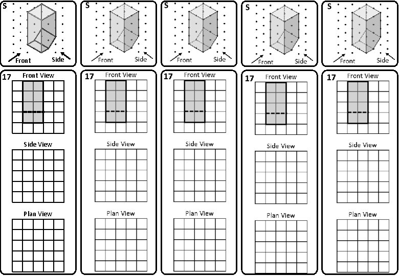 S Front 17 Side Front View Side View Plan View 