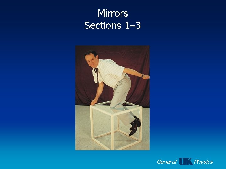 Mirrors Sections 1– 3 General Medical Physics 