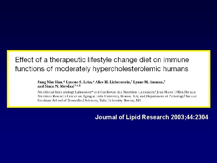 Journal of Lipid Research 2003; 44: 2304 