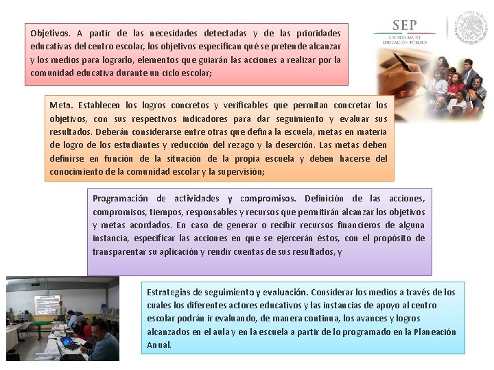 Objetivos. A partir de las necesidades detectadas y de las prioridades educativas del centro Objetivos. A partir de las necesidades detectadas y de las prioridades educativas del centro