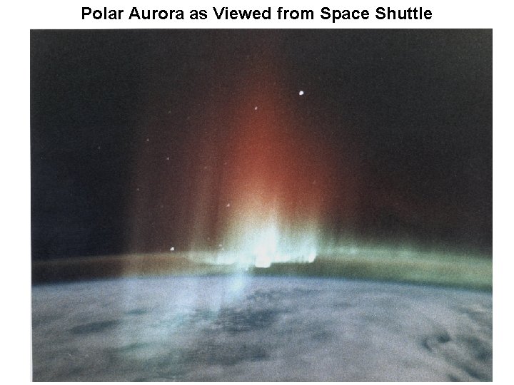 Polar Aurora as Viewed from Space Shuttle 