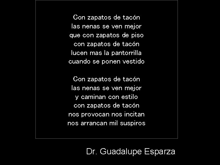 Con zapatos de tacón las nenas se ven mejor que con zapatos de piso