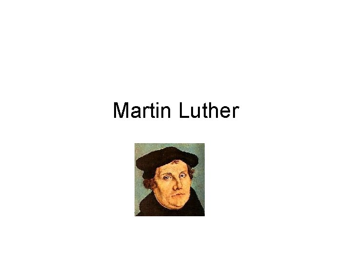 Martin Luther 