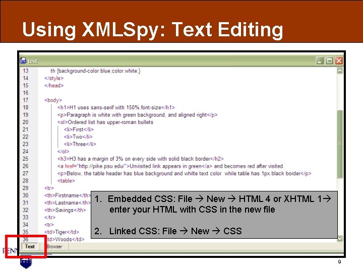 Css Cascading Style Sheets Ist 516 Fall 2011